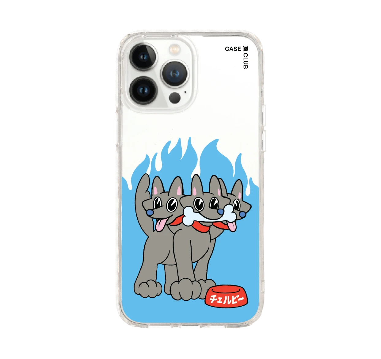 iphone 12/ 13 pro max clear case cerby chan